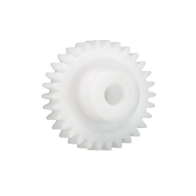 Igus Iguform S270 28 Teeth Spur Gear, 3 Module, 14mm Bore Diam, 84mm Pitch Diam, 28mm Hub Diam