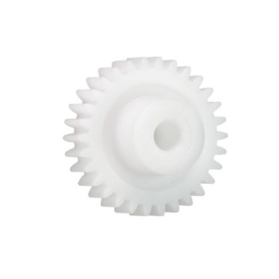 Igus Iguform S270 30 Teeth Spur Gear, 3 Module, 14mm Bore Diam, 90mm Pitch Diam, 28mm Hub Diam