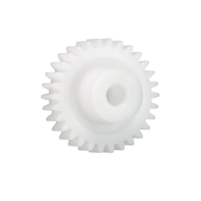 Igus Iguform S270 45 Teeth Spur Gear, 3 Module, 16mm Bore Diam, 135mm Pitch Diam, 32mm Hub Diam