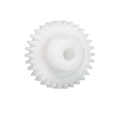 Igus Iguform S270 50 Teeth Spur Gear, 3 Module, 20mm Bore Diam, 150mm Pitch Diam, 40mm Hub Diam