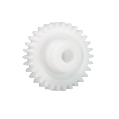 Igus Iguform S270 75 Teeth Spur Gear, 3 Module, 20mm Bore Diam, 225mm Pitch Diam, 40mm Hub Diam
