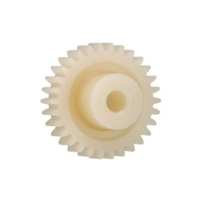 Igus Igutek P360 14 Teeth Spur Gear, 0.5 Module, 2mm Bore Diam, 7mm Pitch Diam, 5mm Hub Diam
