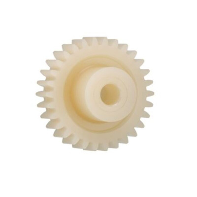Igus Igutek P360 54 Teeth Spur Gear, 0.5 Module, 6mm Bore Diam, 27mm Pitch Diam, 15mm Hub Diam