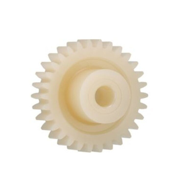 Igus Igutek P360 64 Teeth Spur Gear, 0.5 Module, 6mm Bore Diam, 32mm Pitch Diam, 15mm Hub Diam