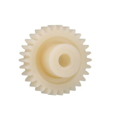 Igus Igutek P360 96 Teeth Spur Gear, 0.5 Module, 6mm Bore Diam, 48mm Pitch Diam, 15mm Hub Diam