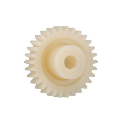 Igus Igutek P360 16 Teeth Spur Gear, 0.7 Module, 4mm Bore Diam, 11.2mm Pitch Diam, 9mm Hub Diam
