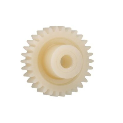 Igus Igutek P360 26 Teeth Spur Gear, 0.7 Module, 6mm Bore Diam, 18.2mm Pitch Diam, 9mm Hub Diam