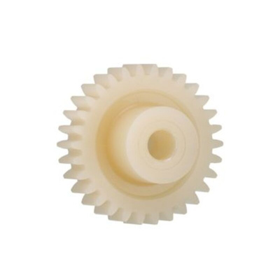 Igus Igutek P360 28 Teeth Spur Gear, 0.7 Module, 6mm Bore Diam, 19.6mm Pitch Diam, 9mm Hub Diam