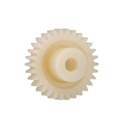 Igus Igutek P360 38 Teeth Spur Gear, 0.7 Module, 6mm Bore Diam, 26.6mm Pitch Diam, 15mm Hub Diam