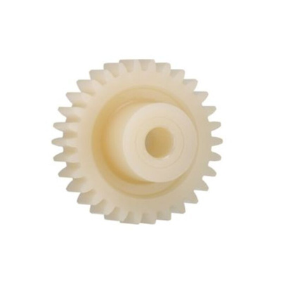 Igus Igutek P360 50 Teeth Spur Gear, 0.7 Module, 8mm Bore Diam, 35mm Pitch Diam, 18mm Hub Diam