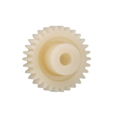 Igus Igutek P360 75 Teeth Spur Gear, 0.7 Module, 10mm Bore Diam, 52.5mm Pitch Diam, 18mm Hub Diam