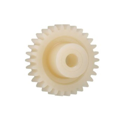 Igus Igutek P360 19 Teeth Spur Gear, 1 Module, 4mm Bore Diam, 19mm Pitch Diam, 9mm Hub Diam
