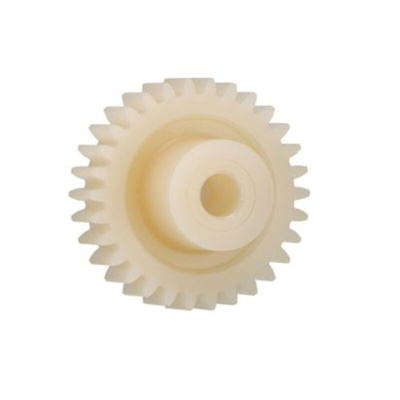 Igus Igutek P360 26 Teeth Spur Gear, 1 Module, 6mm Bore Diam, 26mm Pitch Diam, 15mm Hub Diam