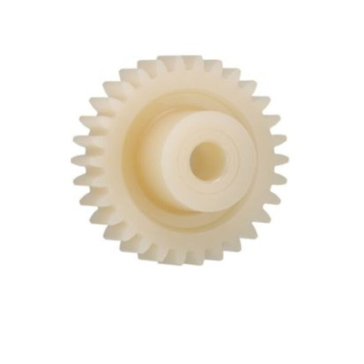 Igus Igutek P360 45 Teeth Spur Gear, 1 Module, 8mm Bore Diam, 45mm Pitch Diam, 18mm Hub Diam