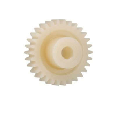 Igus Igutek P360 48 Teeth Spur Gear, 1 Module, 8mm Bore Diam, 48mm Pitch Diam, 18mm Hub Diam