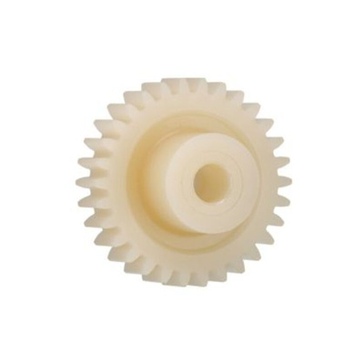 Igus Igutek P360 56 Teeth Spur Gear, 1 Module, 8mm Bore Diam, 56mm Pitch Diam, 21mm Hub Diam
