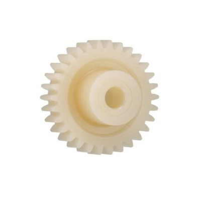 Igus Iguform S270 72 Teeth Spur Gear, 1.25 Module, 12mm Bore Diam, 90mm Pitch Diam, 21mm Hub Diam