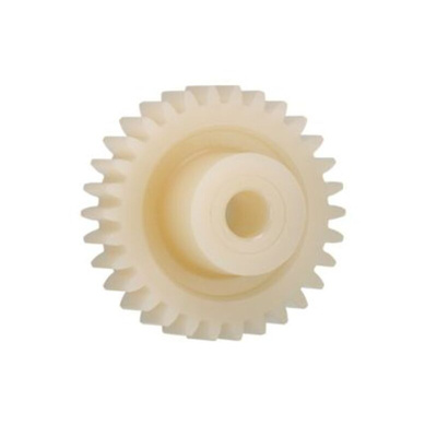 Igus Iguform S270 22 Teeth Spur Gear, 1.5 Module, 8mm Bore Diam, 33mm Pitch Diam, 17mm Hub Diam