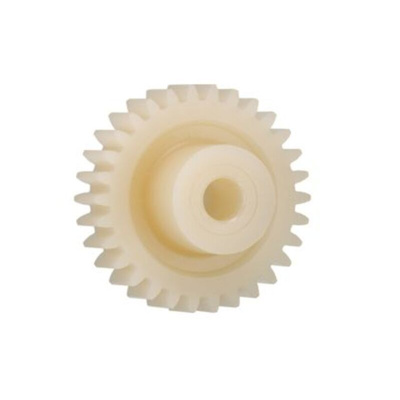 Igus Igutek P360 19 Teeth Spur Gear, 2.5 Module, 10mm Bore Diam, 47.5mm Pitch Diam, 20mm Hub Diam