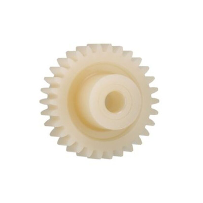 Igus Iguform S270 21 Teeth Spur Gear, 2.5 Module, 12mm Bore Diam, 52.5mm Pitch Diam, 24mm Hub Diam