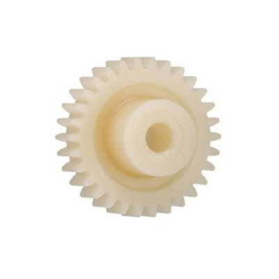 Igus Igutek P360 23 Teeth Spur Gear, 2.5 Module, 12mm Bore Diam, 57.5mm Pitch Diam, 24mm Hub Diam