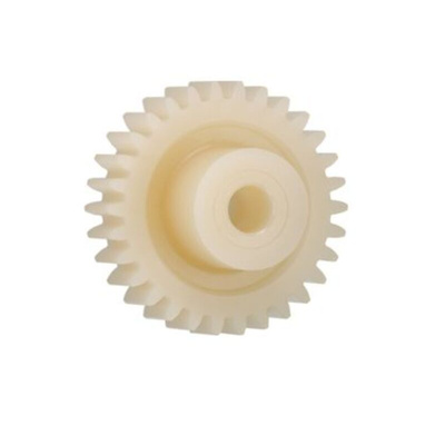 Igus Igutek P360 55 Teeth Spur Gear, 2.5 Module, 20mm Bore Diam, 137.5mm Pitch Diam, 30mm Hub Diam