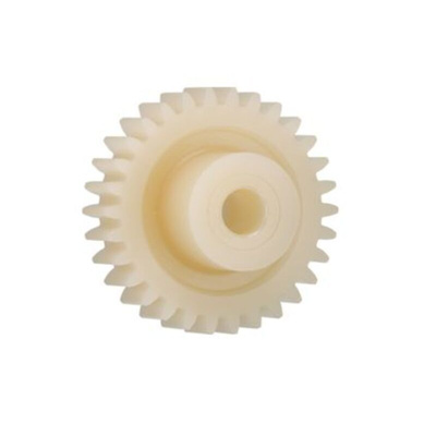 Igus Igutek P360 17 Teeth Spur Gear, 3 Module, 12mm Bore Diam, 51mm Pitch Diam, 24mm Hub Diam