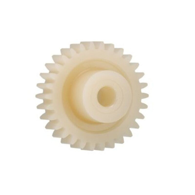 Igus Igutek P360 18 Teeth Spur Gear, 3 Module, 12mm Bore Diam, 54mm Pitch Diam, 24mm Hub Diam