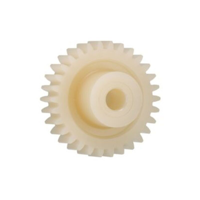 Igus Igutek P360 25 Teeth Spur Gear, 3 Module, 14mm Bore Diam, 75mm Pitch Diam, 28mm Hub Diam