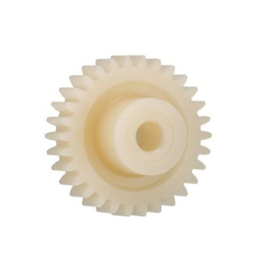 Igus Igutek P360 27 Teeth Spur Gear, 3 Module, 14mm Bore Diam, 81mm Pitch Diam, 28mm Hub Diam