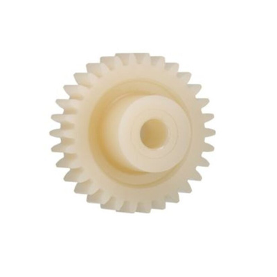 Igus Iguform S270 34 Teeth Spur Gear, 3 Module, 16mm Bore Diam, 102mm Pitch Diam, 32mm Hub Diam
