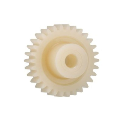 Igus Iguform S270 45 Teeth Spur Gear, 3 Module, 16mm Bore Diam, 135mm Pitch Diam, 32mm Hub Diam