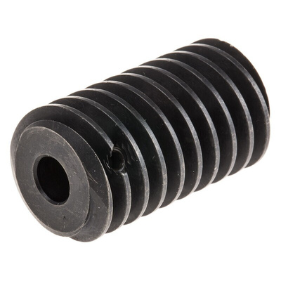 RS PRO Bronze, Steel 1 Module Worm Gear, 2 Start , 18mm Diam , 32mm Long , 16mm Pitch Dia.