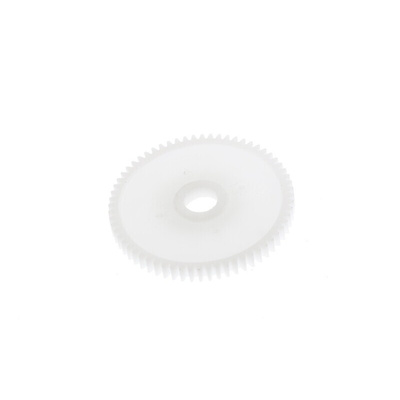 RS PRO POM 64 Teeth Spur Gear, 0.5 Module, 6mm Bore Diam, 32mm Pitch Diam, 14mm Hub Diam
