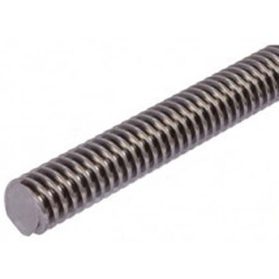 RS PRO Lead Screw, 24mm Shaft Diam. , 1000mm Shaft Length