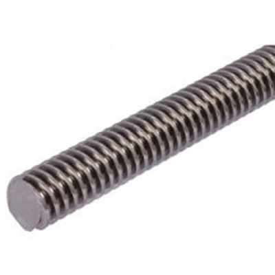 RS PRO Lead Screw, 10mm Shaft Diam. , 1000mm Shaft Length