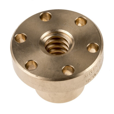 RS PRO Flanged Round Nut For Lead Screw, For Shaft Dia. 16mm