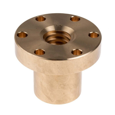 RS PRO Flanged Round Nut For Lead Screw, For Shaft Dia. 20mm