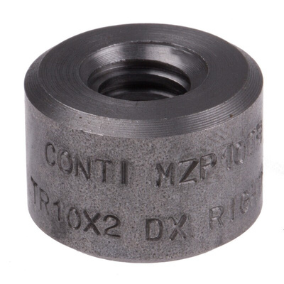 RS PRO Cylindrical Nut For Lead Screw, For Shaft Dia. 10mm