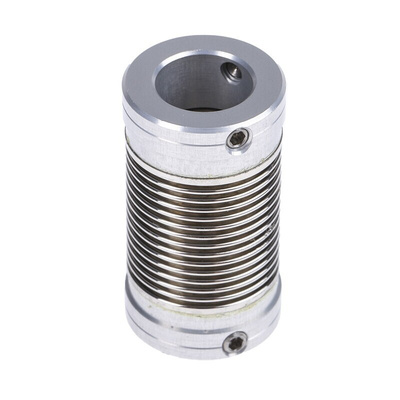 Huco Bellows Coupling, 17mm Outside Diameter, 10mm Bore, 27mm Length Coupler