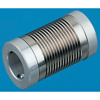 Huco Bellows Coupling, 25mm Outside Diameter, 12mm Bore, 33mm Length Coupler