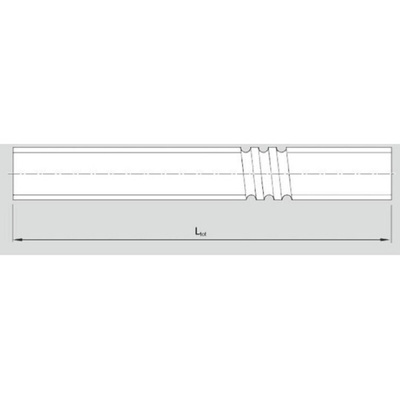 Bosch Rexroth Rolled Screw, 16mm Shaft Diameter , 1500mm Shaft Length