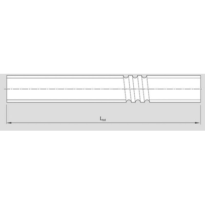 Bosch Rexroth Rolled Screw, 25mm Shaft Diameter , 500mm Shaft Length