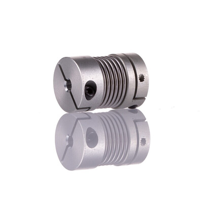 Huco Bellows Coupling, 16mm Outside Diameter, 3mm Bore, 23mm Length Coupler
