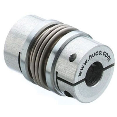 Huco Bellows Coupling, 41mm Outside Diameter, 12mm Bore, 49.7mm Length Coupler