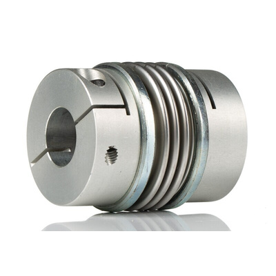 Huco Bellows Coupling, 41mm Outside Diameter, 16mm Bore, 49.7mm Length Coupler