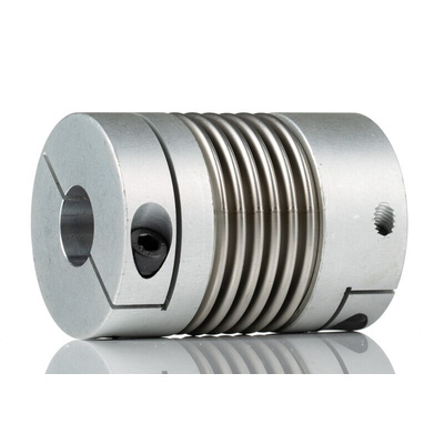 Huco Bellows Coupling, 45mm Outside Diameter, 16mm Bore, 63mm Length Coupler