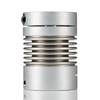 Huco Bellows Coupling, 45mm Outside Diameter, 16mm Bore, 63mm Length Coupler