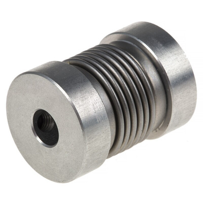 Huco Bellows Coupling, 16mm Outside Diameter, 5mm Bore, 21mm Length Coupler