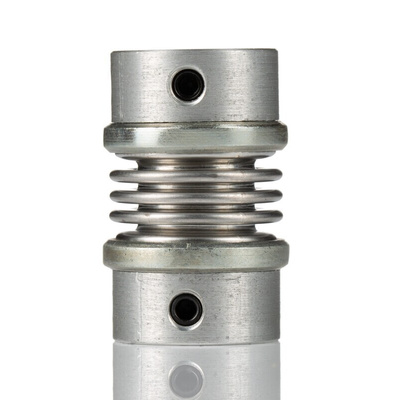 Huco Bellows Coupling, 20mm Outside Diameter, 5mm Bore, 31mm Length Coupler
